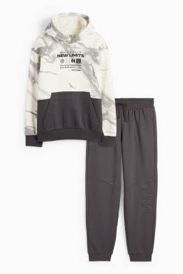 Ensemble - sweat à capuche et pantalon de jogging - deux pièces