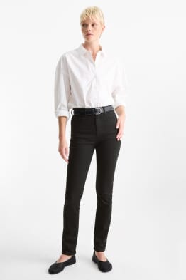 Pantalon - high waist - slim fit