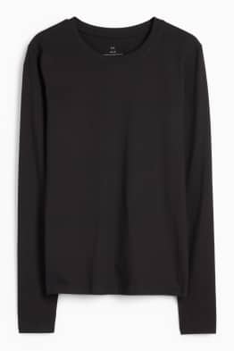 Basic-Langarmshirt
