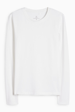 Basic-Langarmshirt