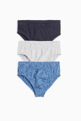 Confezione da 3 - dinosauro - slip