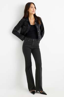 Flared jeans - mid waist - LYCRA®
