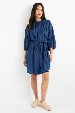 Robe-chemisier - aspect jean