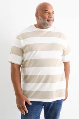 T-shirt - relaxed fit - gestreept