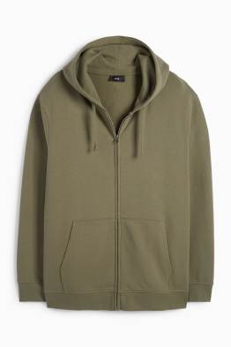 Zip-through hoodie