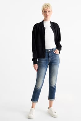 Boyfriend jeans - talie medie - LYCRA®