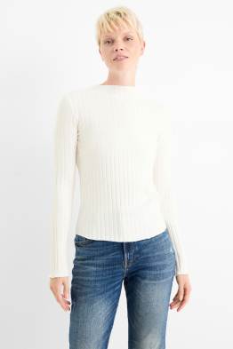 Tricou cu mânecă lungă basic - reiat