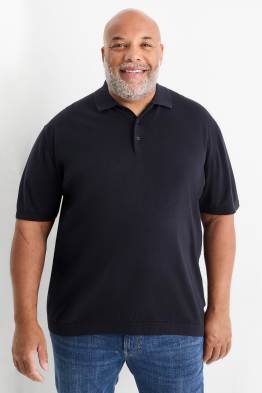 Strick-Poloshirt