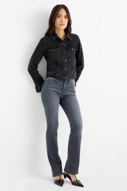 Bootcut Jeans - Mid Waist - Shaping-Jeans - LYCRA®