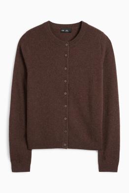 Kaschmir-Strickjacke