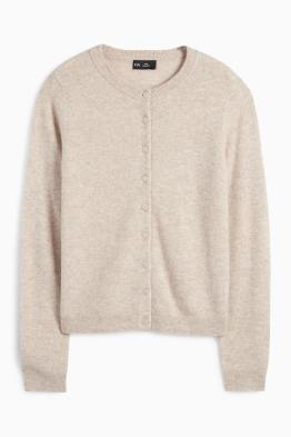 Kaschmir-Strickjacke