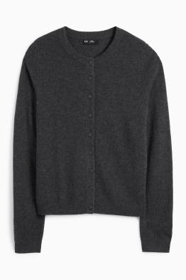 Kaschmir-Strickjacke