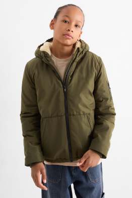Bomberjacke mit Kapuze