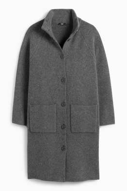 Long gilet en maille
