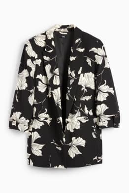 Business-Blazer - Relaxed Fit - geblümt