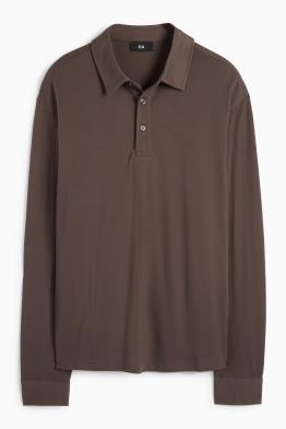 Tricou polo - regular fit - structurat