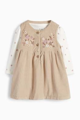 Bloemetjes - baby-outfit - 2-delig