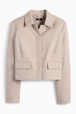 Business-Blazer - Regular Fit - strukturiert