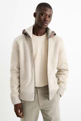 Vest met capuchon