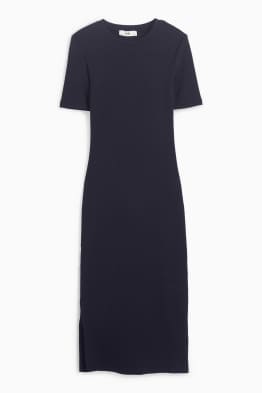 T-shirt dress - ribbed