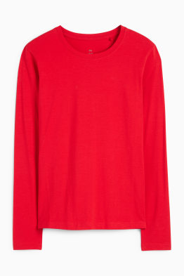 Basic long sleeve top - slim fit
