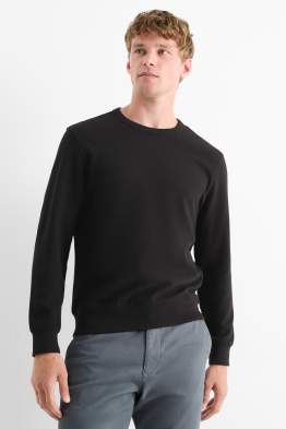 Sweatshirt - gerippt