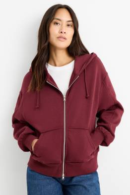 Sweatshirt with zipper