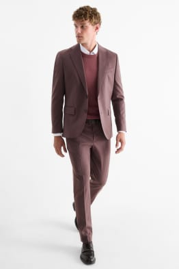 Baukasten-Hose mit Schurwoll-Anteil - Slim Fit - Stretch