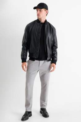 Chinos - tapered fit - check