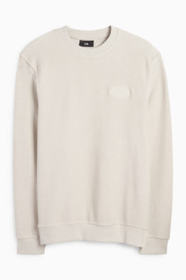 Sweatshirt - strukturiert