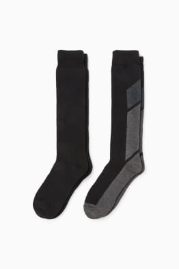Lot de 2 paires - chaussettes hauteur genou
