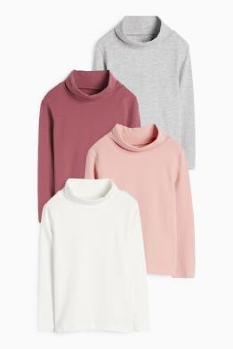 Multipack 4er - Rollkragenshirt
