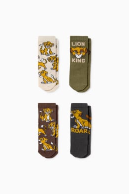 Multipack 4er - Der König der Löwen - Baby-Socken mit Motiv