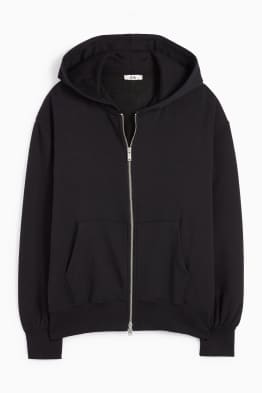 Felpa con zip e cappuccio