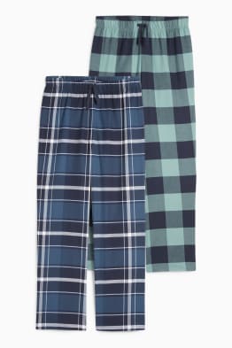 Set van 2 - pyjamabroek - geruit