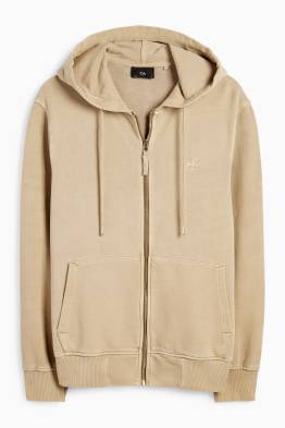 Sudadera con cremallera y capucha