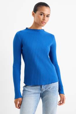 Tricou cu mânecă lungă basic - reiat