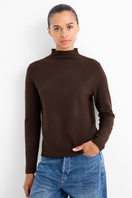 Pull à col roulé