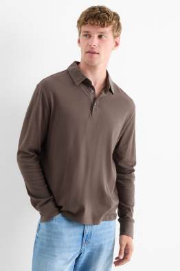 Tricou polo - regular fit - structurat