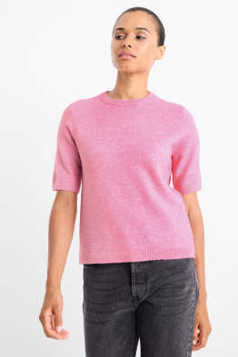 Pull en maille - manches courtes