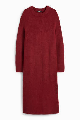 Strickkleid - gerippt