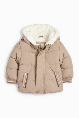 Osito - chaqueta acolchada con capucha para bebé