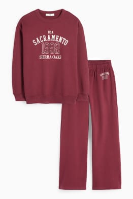 Sacramento - set - felpa e pantaloni sportivi - 2 pezzi