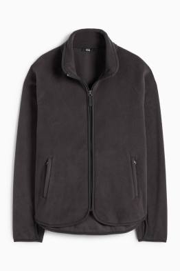 Felpa di pile con zip basic