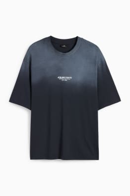 T-Shirt - Oversized - gemustert