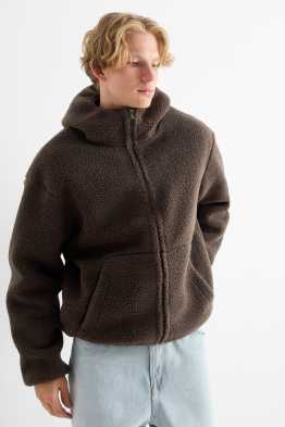 Jas van teddybont met capuchon