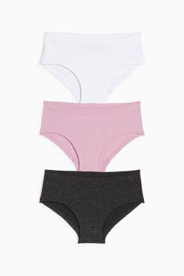 Set van 3 - slip - geribd
