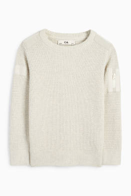Pull - finition texturée