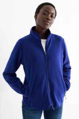 Felpa di pile con zip basic
