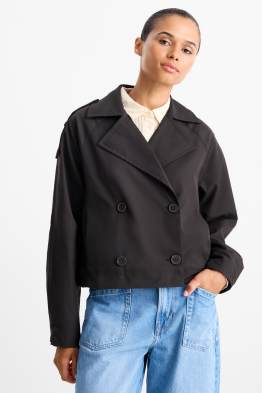 Korte trenchcoat